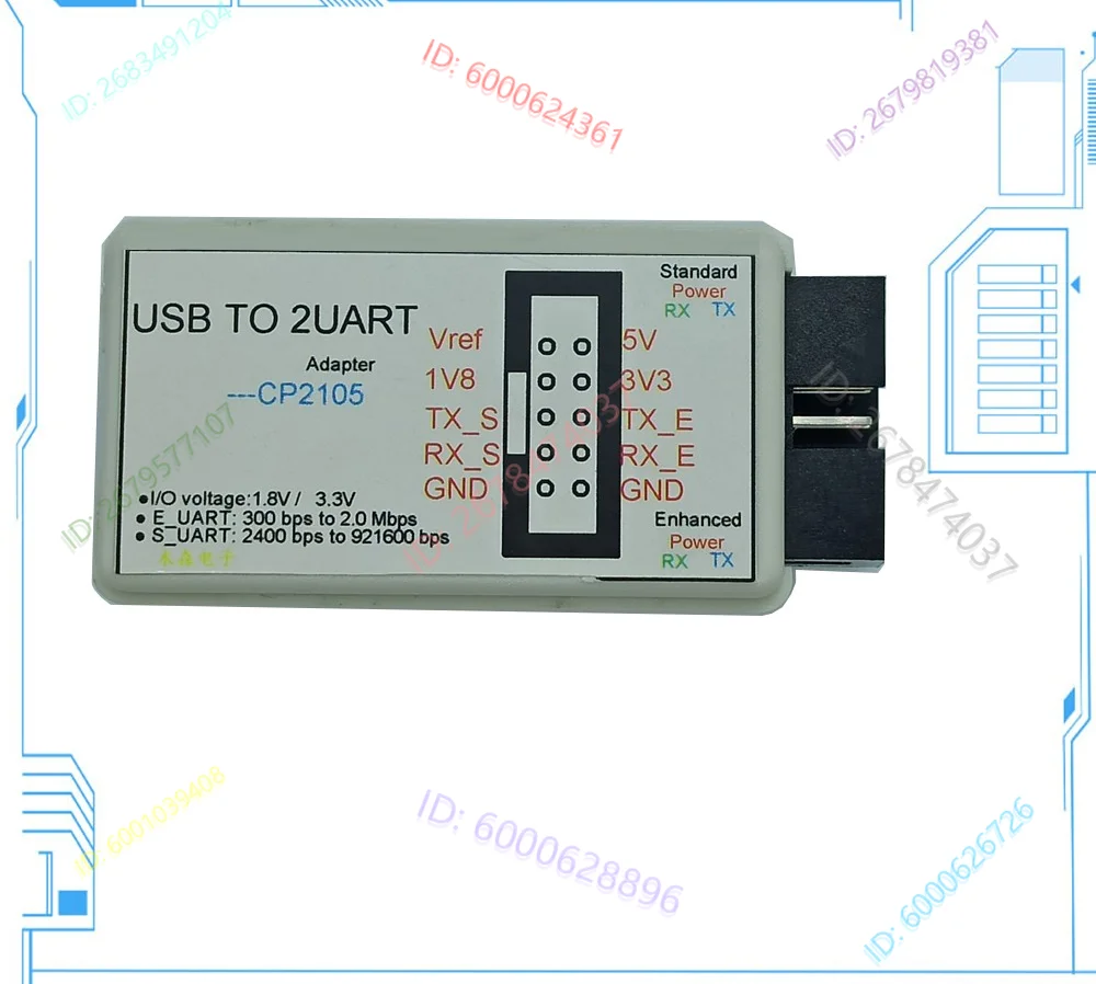 USB-двойной последовательный порт cp2105 двухуровневый ch340 для последовательного порта 3,3 В 1,8 В TTL 232