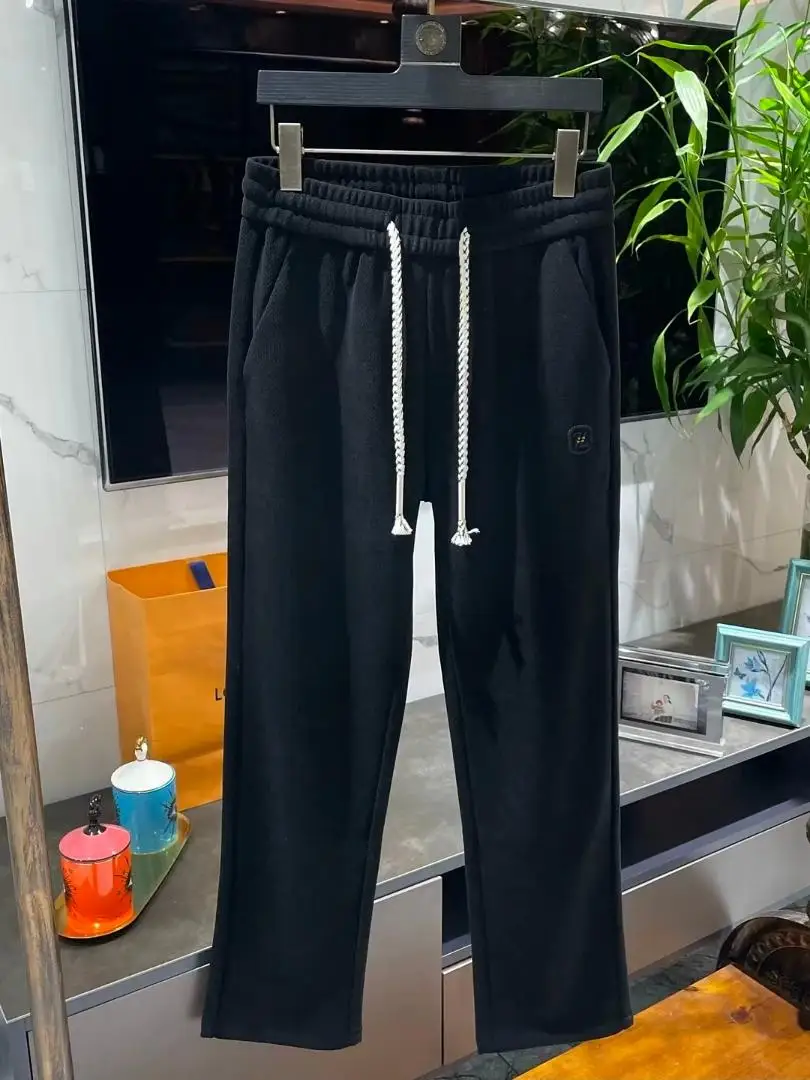 

New Autumn Winter European Cotton Fce Straight Leg Casual Pants Comfortable Versatile Loose Fit Faionable Busin Casual