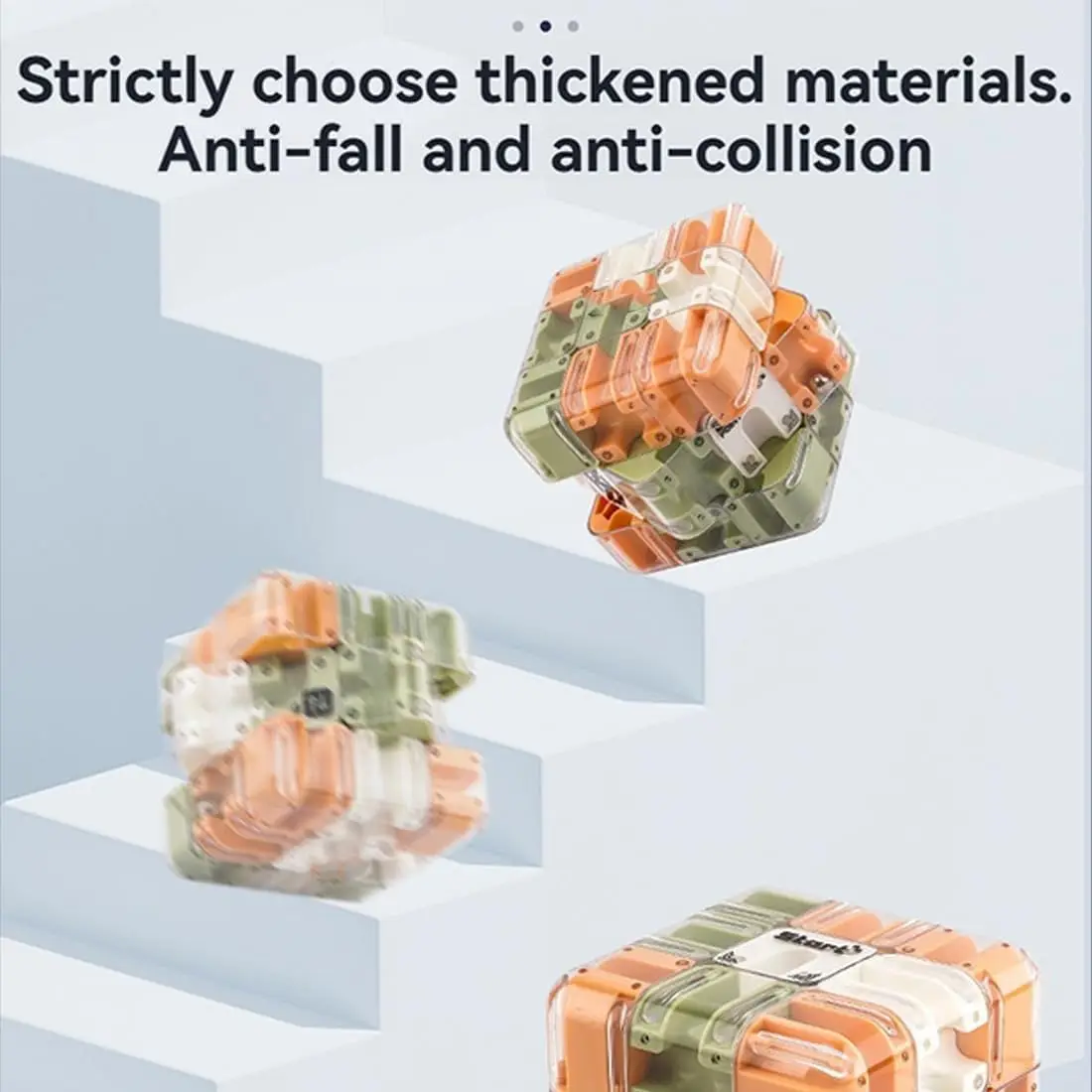 大型迷路3Dパズル迷路キューブ - デュアルユースローラースマートパズル、空間論理とストレス解消のための頭脳ゲーム