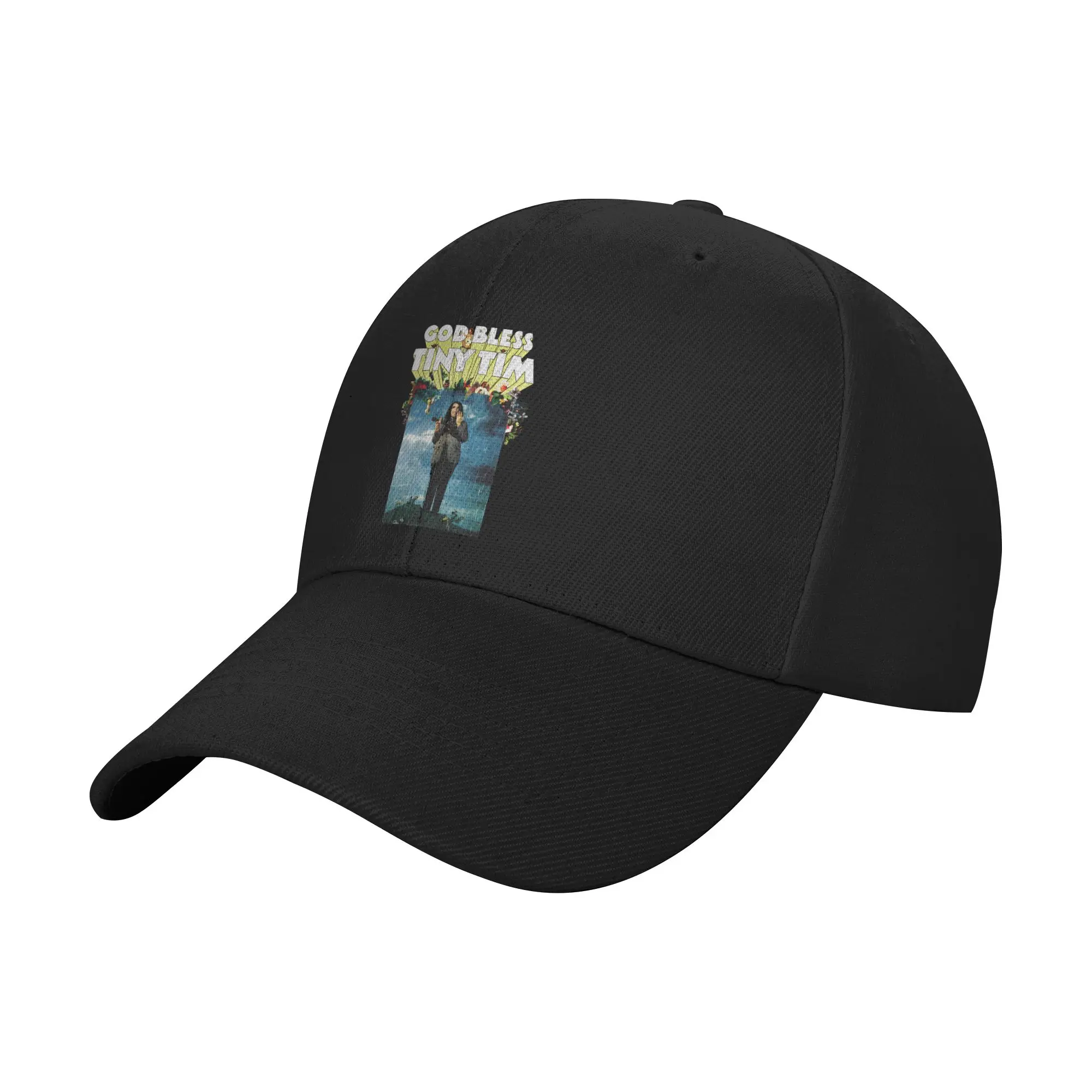 God Bless Tiny Tim Trendy Baseball Cap Camping Sun Shade Sports Cap