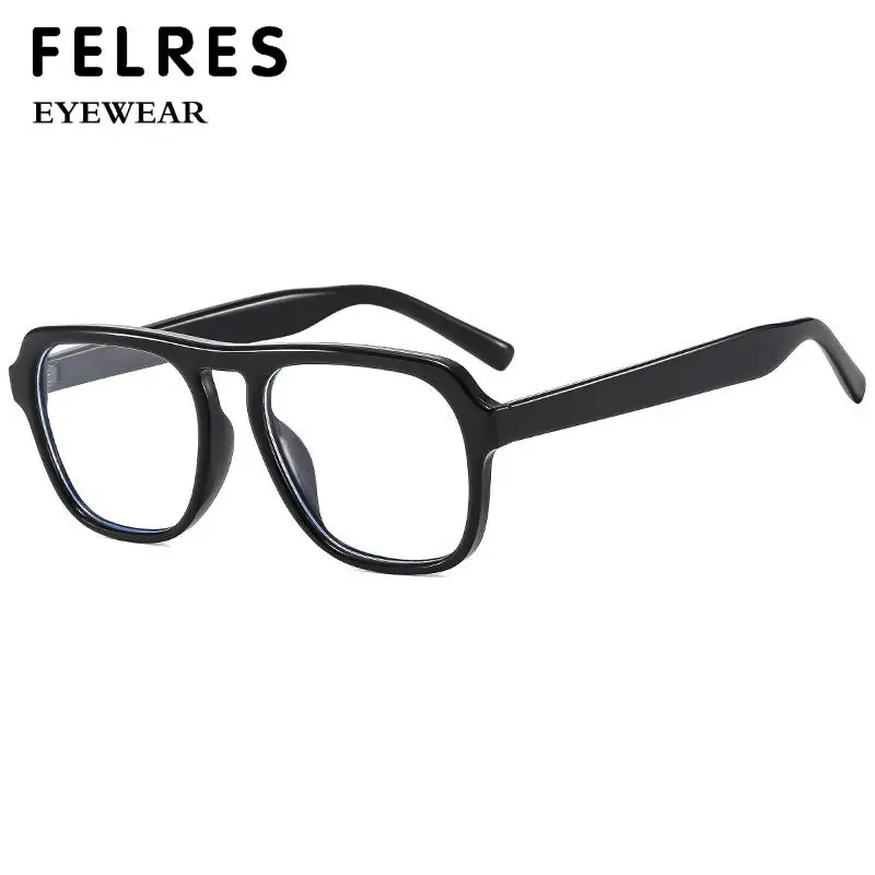 Men Retro Oval Anti Blue Light Reading Glasses Prescription Glasses Women Optical Glasses Single Focus Presbyopic Glasses FELRES