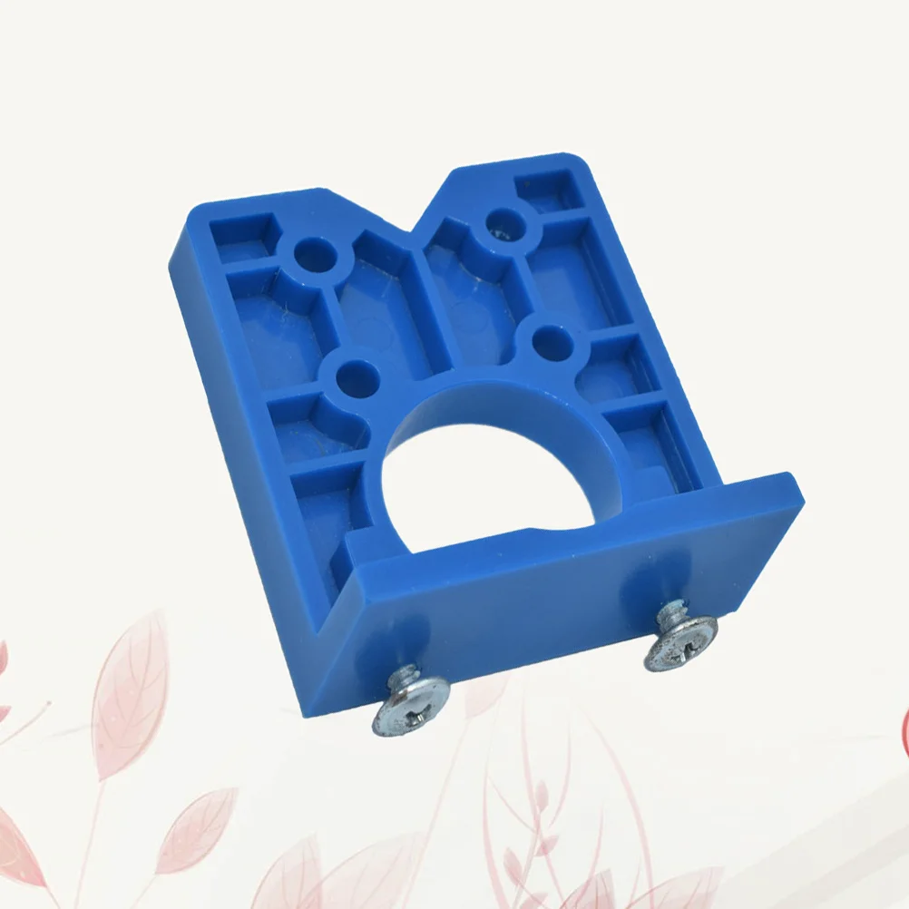 35Mm Hinge Hole Drilling Guide Locator Positioning Template For Cabinet Door Installation Woodworking Jig Tool Blue Pcs