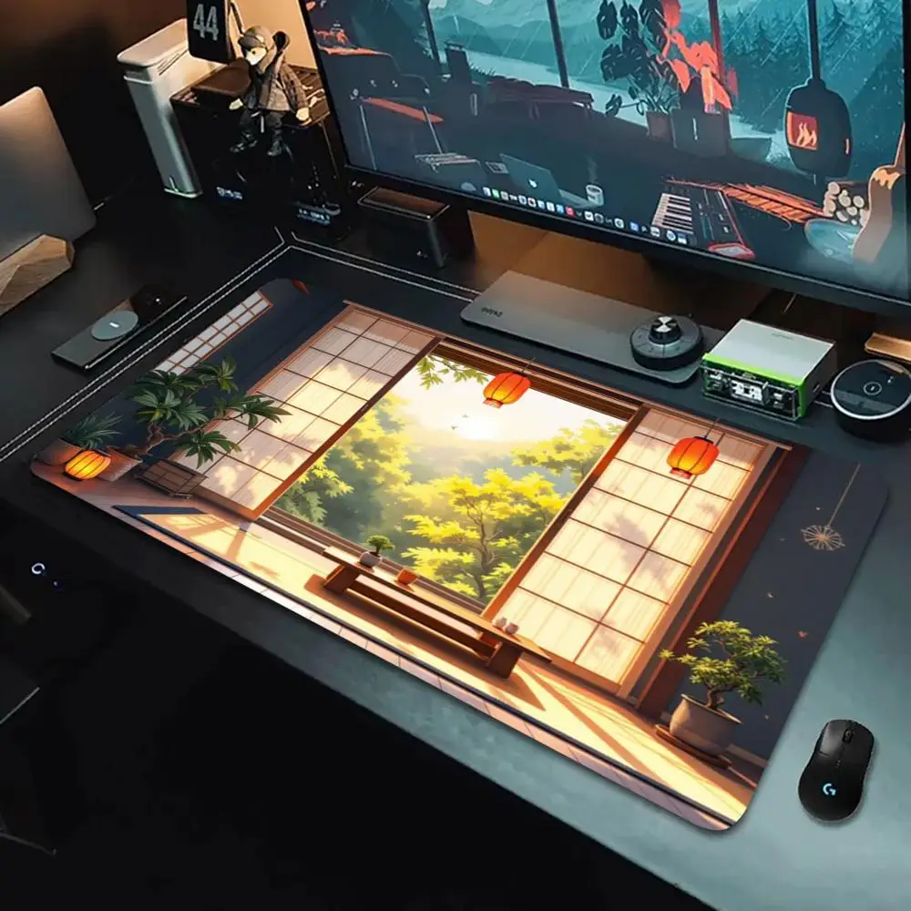 

Landscape series mouse pads, computer mechanical keyboard pads, high-definition printed rubber anti-slip