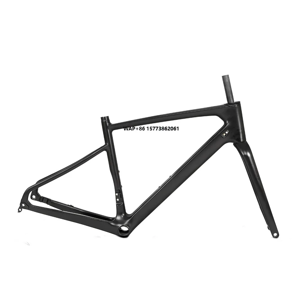 

R7 Road Frame Carbon Fiber 700C Wheel Diameter Disc Brake with Fork for Gravel Off-Road Cycling