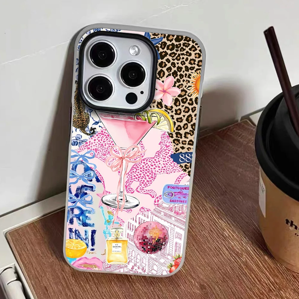 Für iPhone 17 15 16 14 Pro Max Hülle Plus Künstlerische Retro-Collage-Abdeckung Für iPhone 13 11 12 ProMax XS XR Plus Sturzsichere INS Hüllen – Detail 6