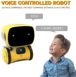 3 Languages Versions Touch Control Interactive Toy Gift for Children Intelligent Dance Voice Command Newest Type Smart Robots