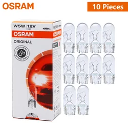OSRAM Original T10 W5W Car Interior Light Standard Turn Signal Lamp OEM Auto Bulb 12V 5W W2.1x9.5d 2825 Wholesale 10 pieces