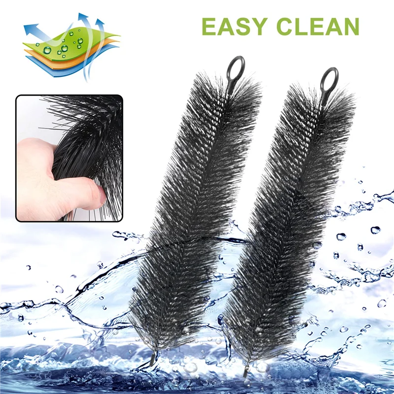 AD23-10 шт. основная щетка из нержавеющей стали, аквариумный фильтр, инструменты для очистки аквариума, щетка для пруда, биохимический фильтр, щетка-фильтр