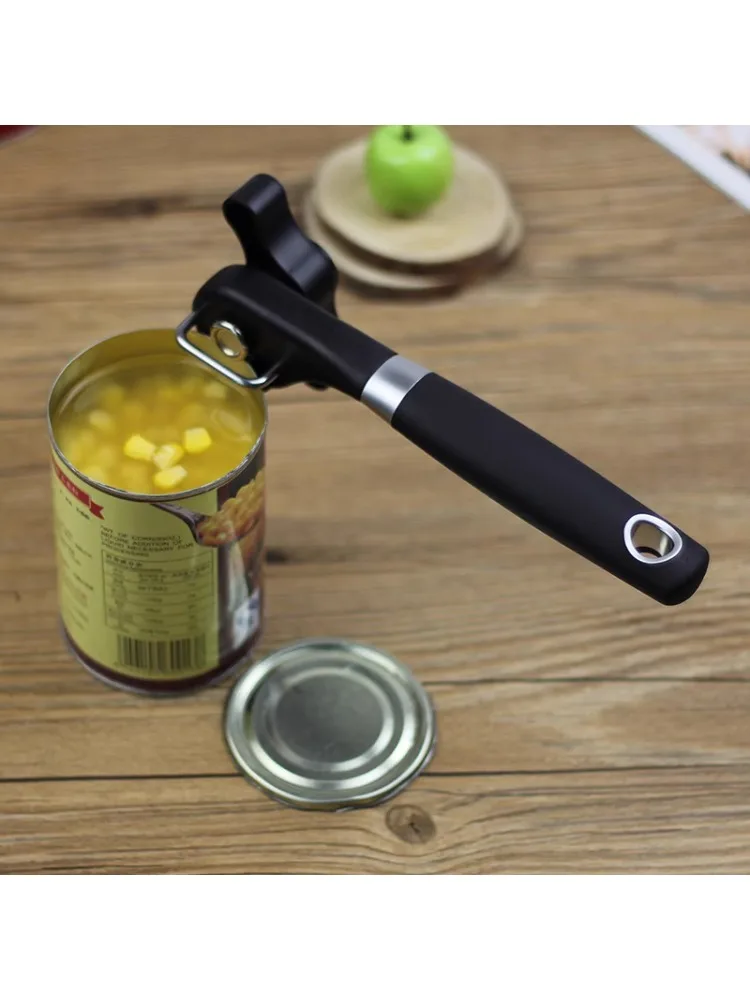 *Tin Can Opener, Stainless Steel Head, Safe And Easy Bottle Opener, Fruit Can Cutter, Bottle Opener, Tool
