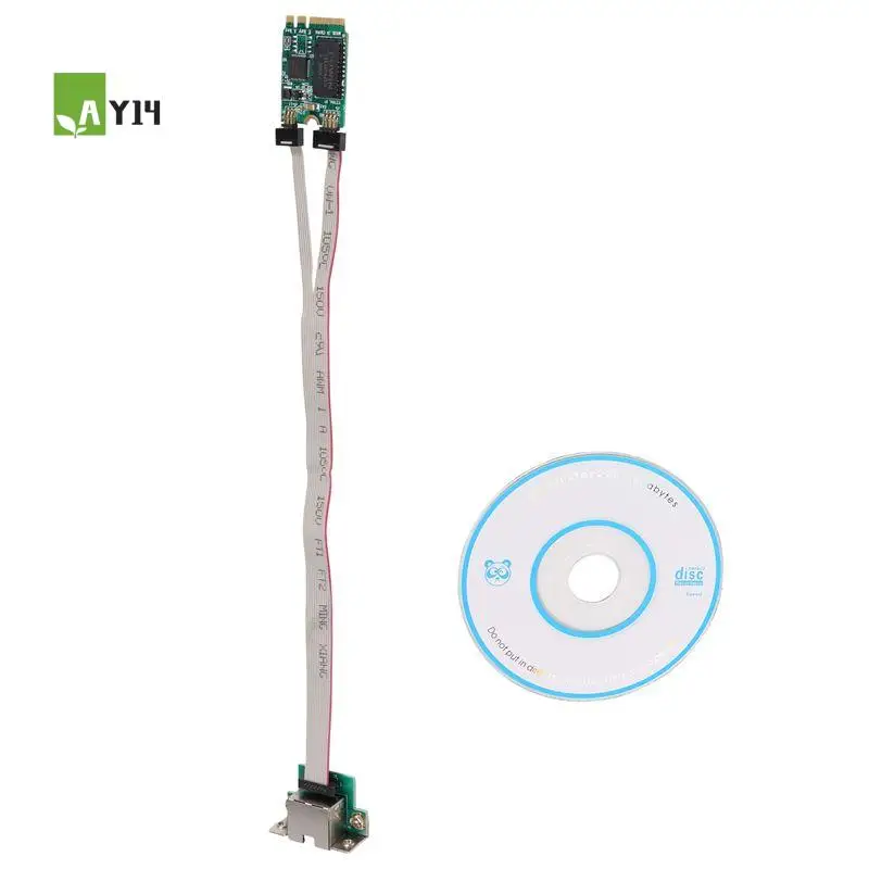 AY14 -M.2 A+E KEY 2.5G Ethernet LAN Card RTL8125B Industrial Control Network Card PCI Express Network Adapter