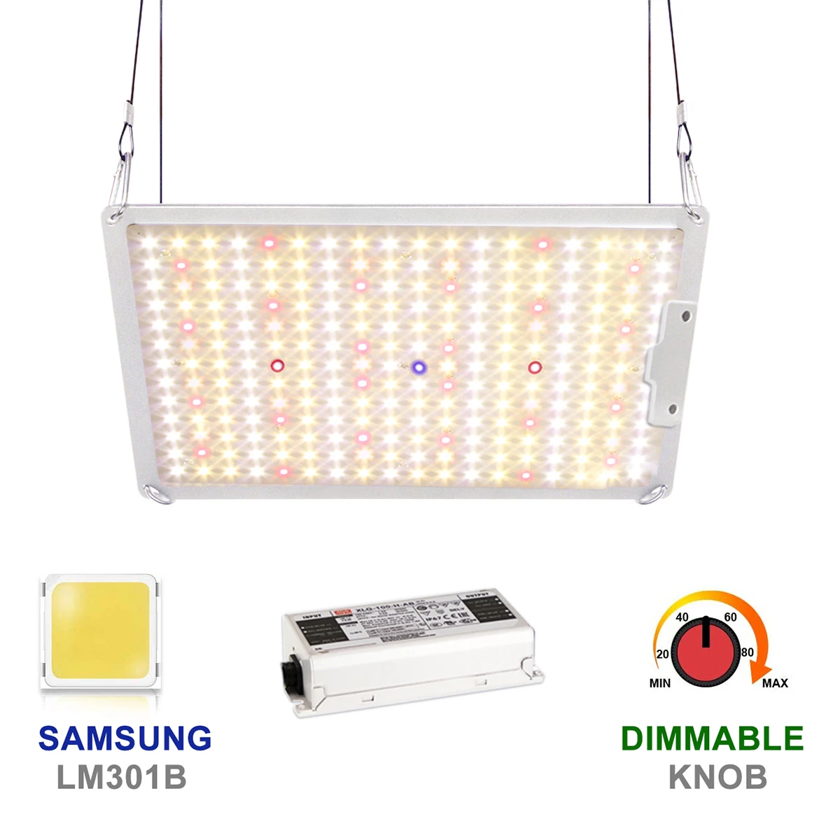 Enfun  Led Grow Light Quantum For Indoor Plants Full Spectrum Boards Samsung Lm301b Sunlight Phytolamp For Flower Seed