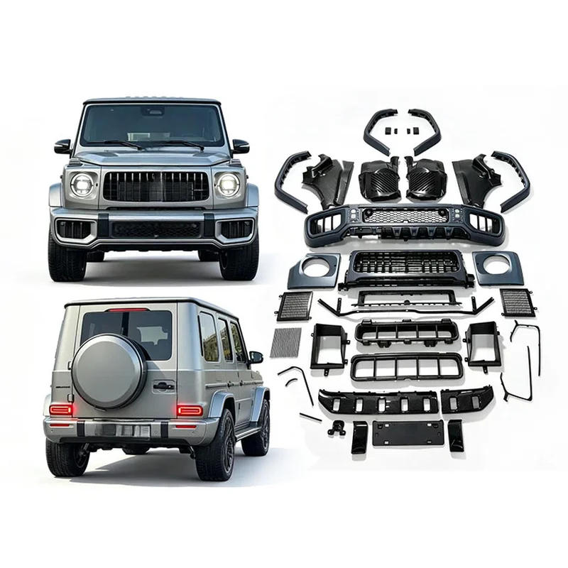 High Quality G63 Style Body Kit With Front Rear Grilles For G Class W465 2025+ Exterior Upgrade Tuning Parts