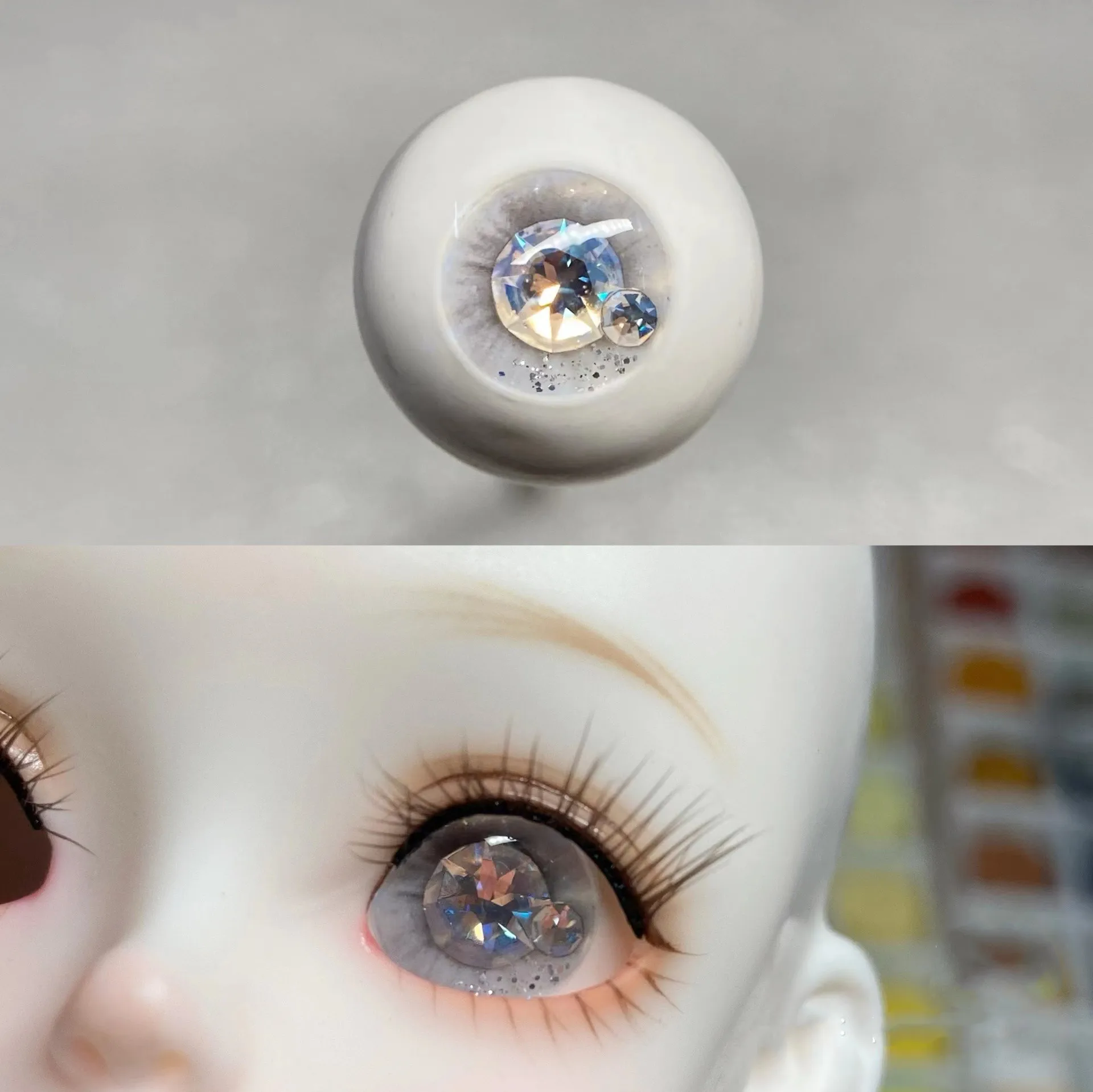 

BJD Homemade Resin Eye 10mm 12mm 14mm 16mm 18mm "Crystal Eyes" 1 Pair