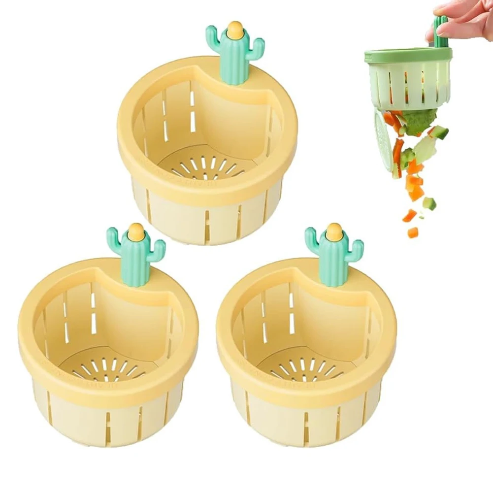 Cactus Kitchen Sink Filter Strainer Sewer Filtering Net Stopper Floor Drains Hair Catcher Waste Collector for Home Accessories