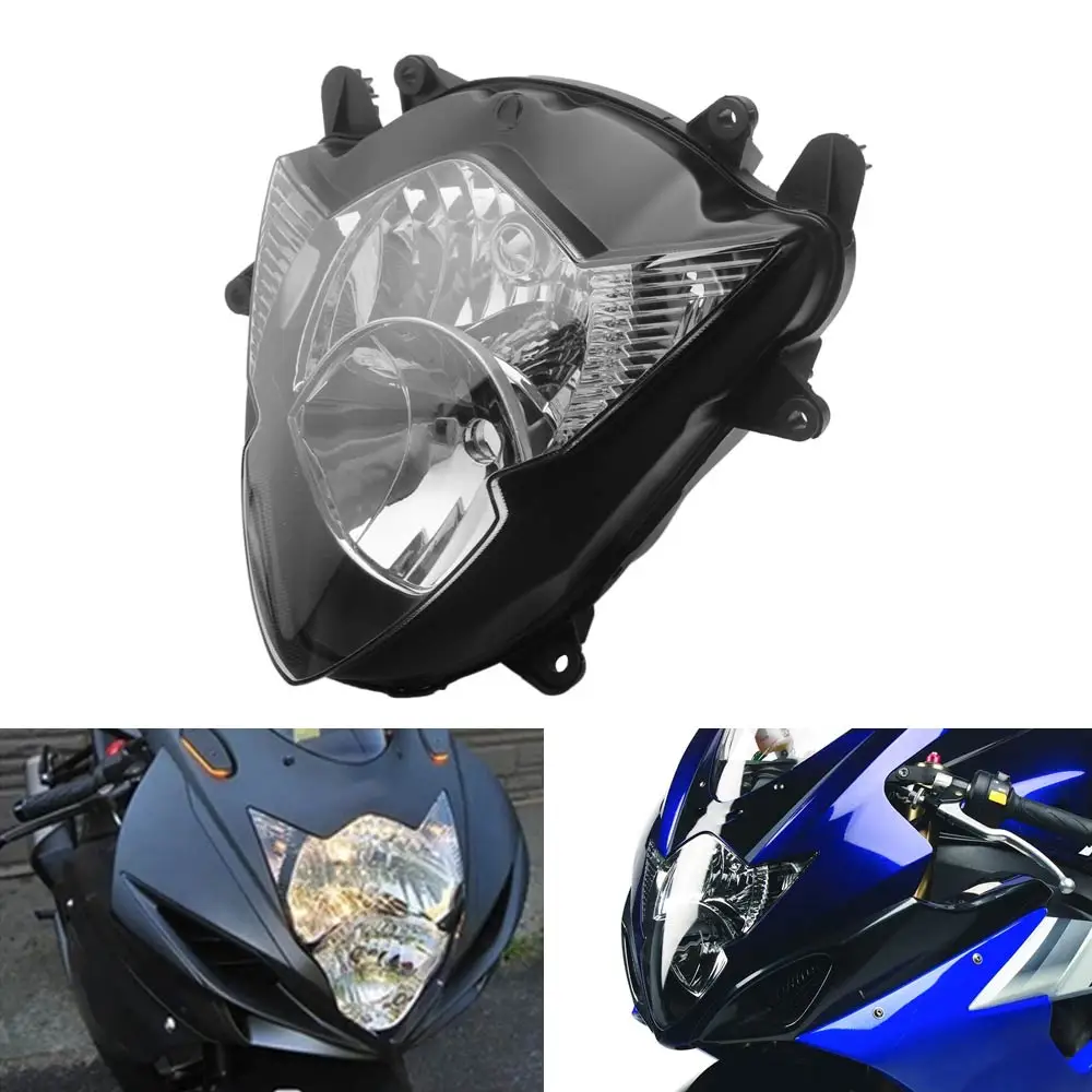 

Motorcycle Headlight Lamp Housing For Suzuki Gsx-R1000 Bandit Gsx650F/Fa/Fu/Fua 2005-2016 Abs Plastic Black Casing Clear Lens