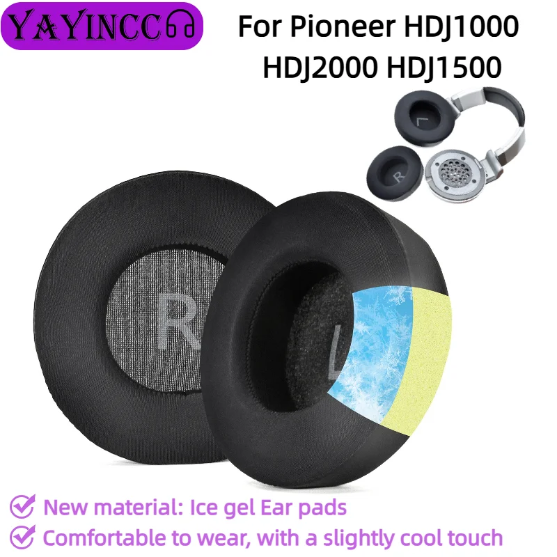 

Replacement Ice Gel ear pads For Pioneer HDJ1000 HDJ2000 HDJ1500 Headset Repair and replace parts with a comfortable wearing
