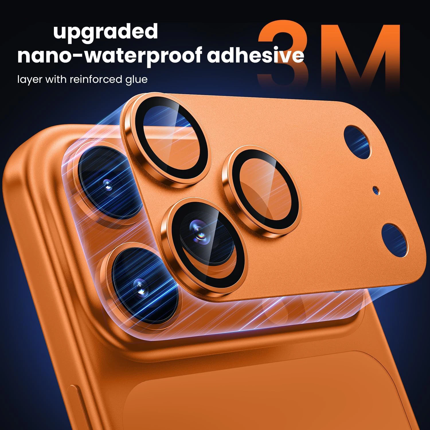 

For Phone 17 Pro Max 17 Pro Camera Lens Protector Strong Adsorption Metal 9H+ Tempered Glass Camera Screen Full Protective Cover