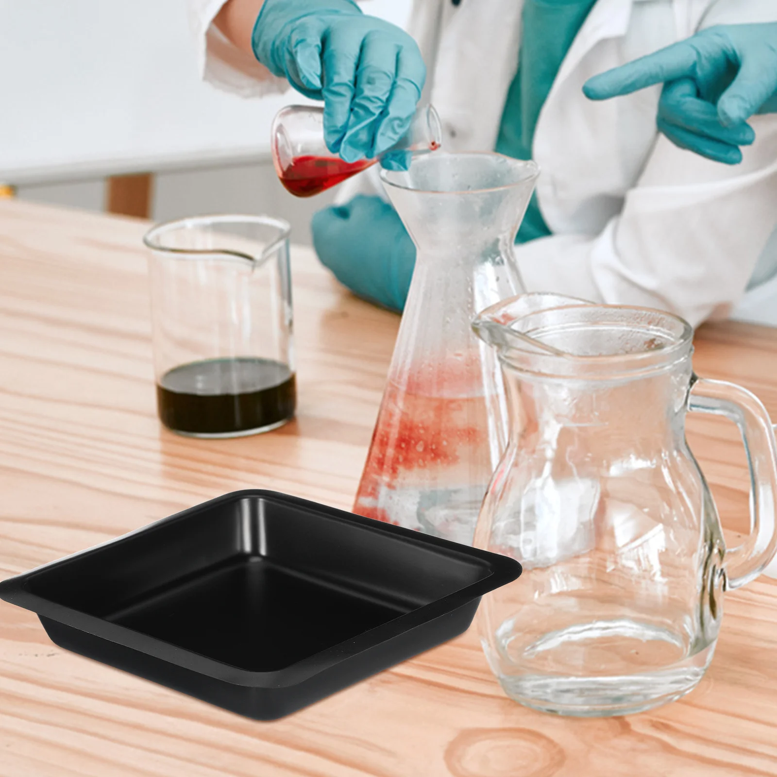 

10Pcs Plastic Weighing Trays Multi-Shaped Reusable Lightweight Lab Dishes Powder Food Chemical Analysis Reusable Plates