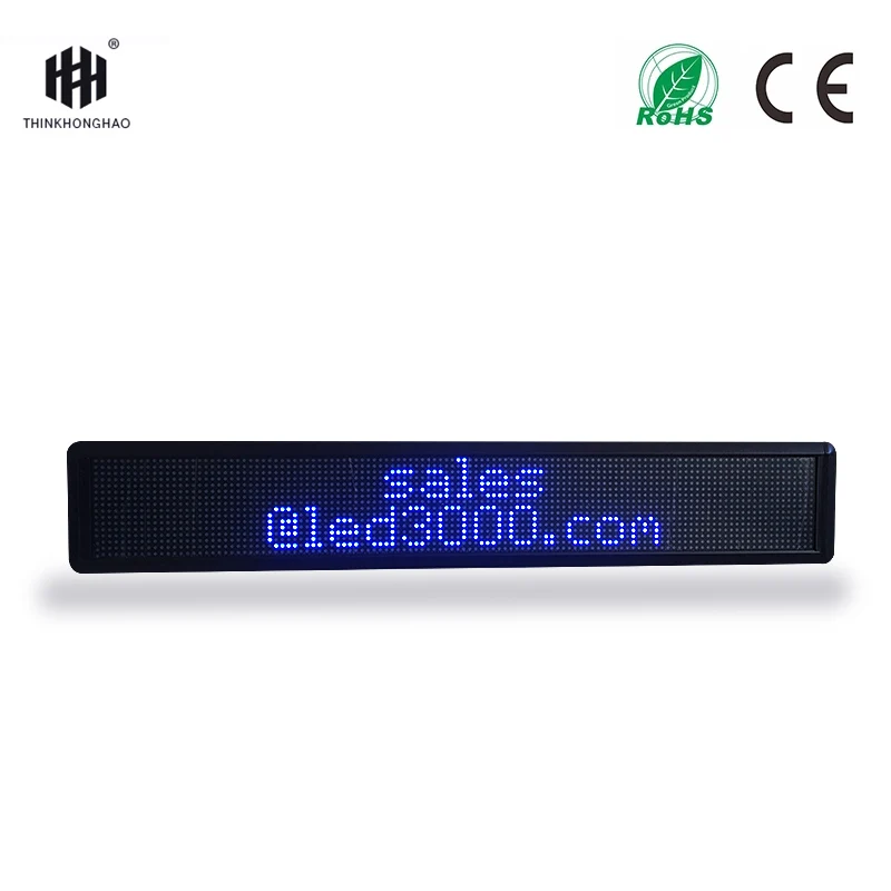 [customized] led remote control information text LED display board p7.62 indoor programmable information rolling sign board