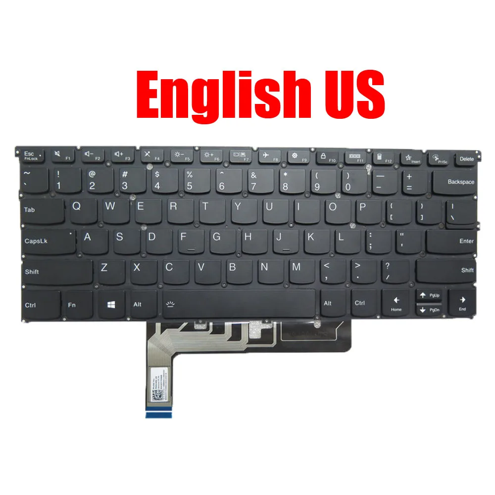 

Laptop Keyboard For Lenovo For Ideapad Yoga Slim 9-14ITL05 Slim 9-14ITL05 82D1 82D2 English US Without Backlit paper New