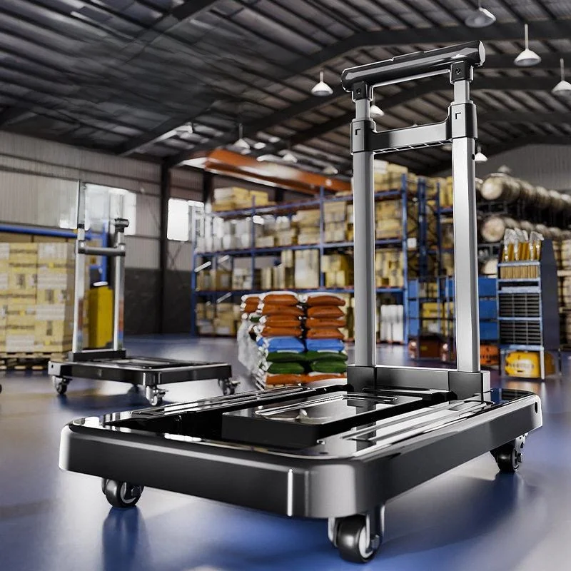 portable-home-use-plastic-hand-push-cart-shopping-trolley-folding-carry-on-wheelbarrow-lightweight-market-shopping-basket
