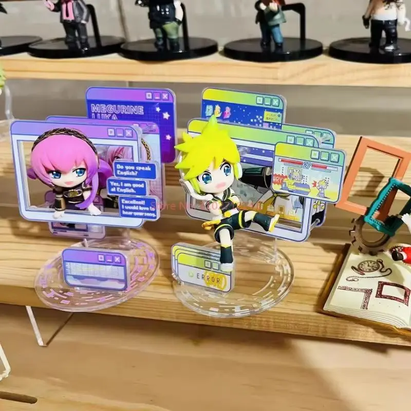 Anime Hatsune Miku Blind Box Window Mini Figure Series Kaito Meiko Figures Boxed Egg Trendy Model Tabletop Ornaments Dolls Toys