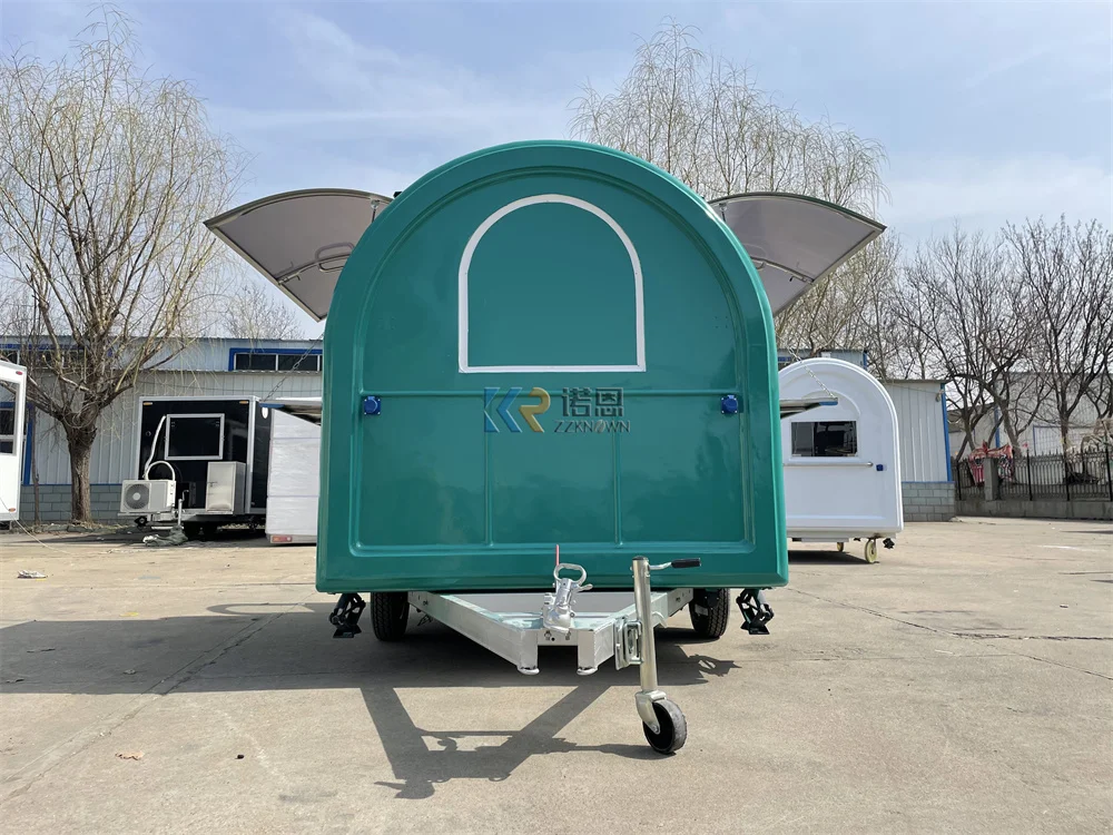 Прицеп для конссионной еды, оборудование для общественного питания на заказ, мобильный киоск для закусок и кофе в ресторане, полностью оборудованный грузовик для фаст-фуда