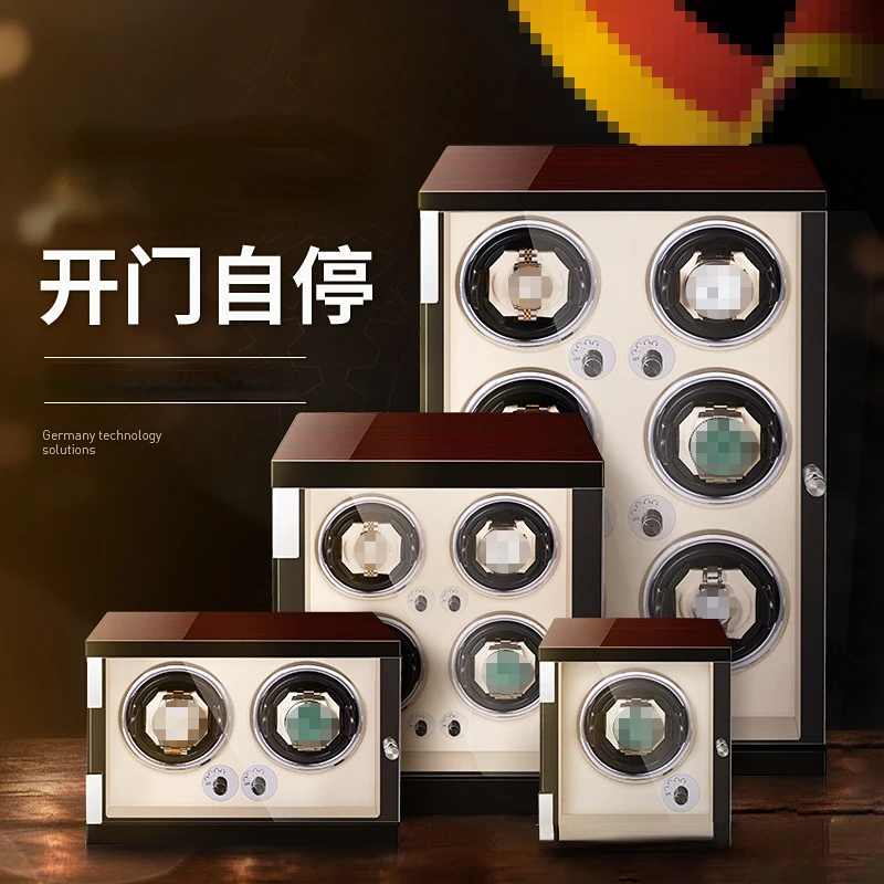 

Automatic winding watch shaker mechanical watch display box storage box LED light watch turn watch shaker