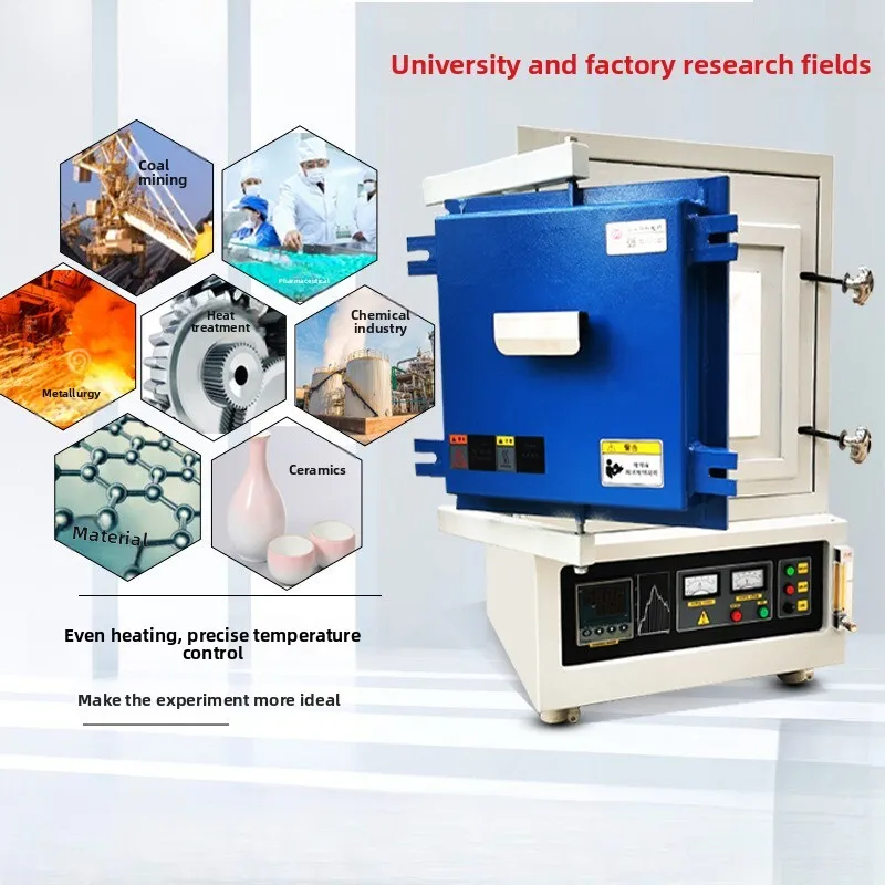 صندوق تجريبي من نوع الغلاف الجوي تخفيض النيتروجين دثر كهربائي فرن مقاومة درجات الحرارة العالية مختبر خاص #3