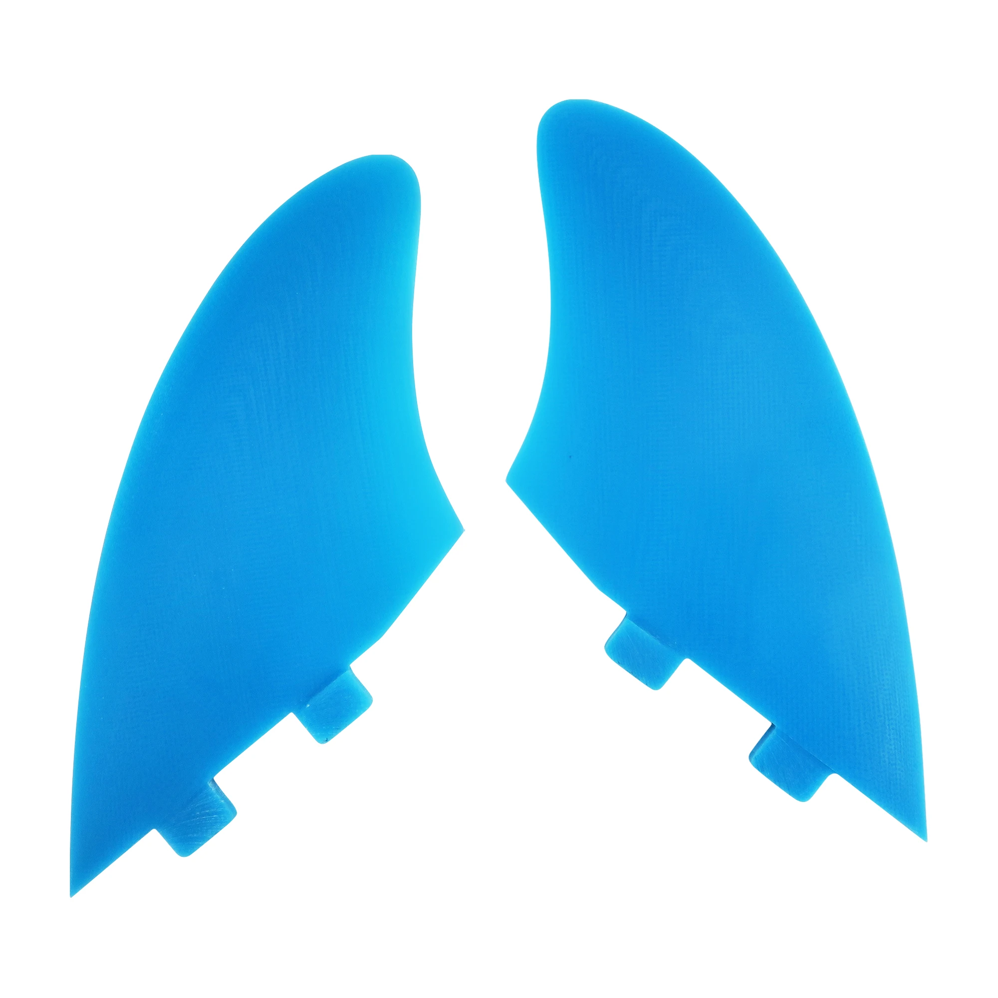 Twin Keel Fins (2 Flossen) Single/Dual II Tab Surfing Fins aus massivem Fiberglas für geringes Gewicht, Haltbarkeit und Top-Performance – Detail 3