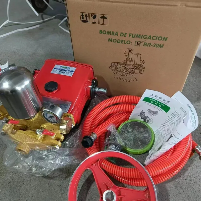 Agricultural Fruit Tree High Pressure Atomizing Car Washing Machine Sprayer Three-Cylinder Plunger Ceramic Spraying