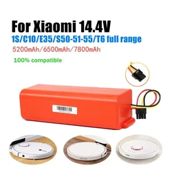 14.4V 9800mAh Robotic Vacuum Cleaner Replacement Battery For Xiaomi Roborock S55 S60 S65 S50 S51 S5 MAX S6 Parts