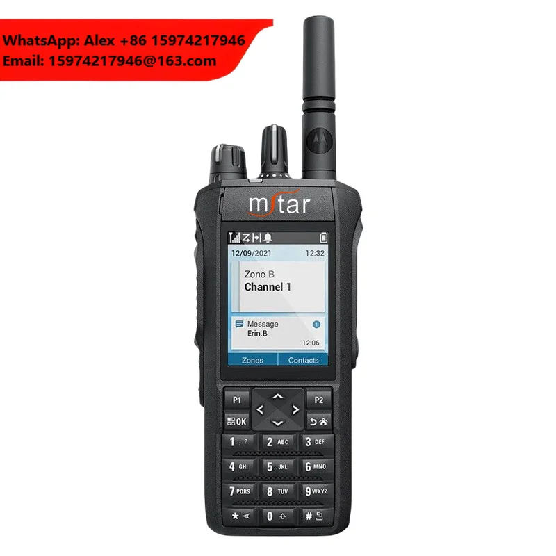 R7 Digital Large Electric Quantity Handheld Strong Durable Outdoor Dmr Radio Long Range Transmitter Professional Walkie Talkie