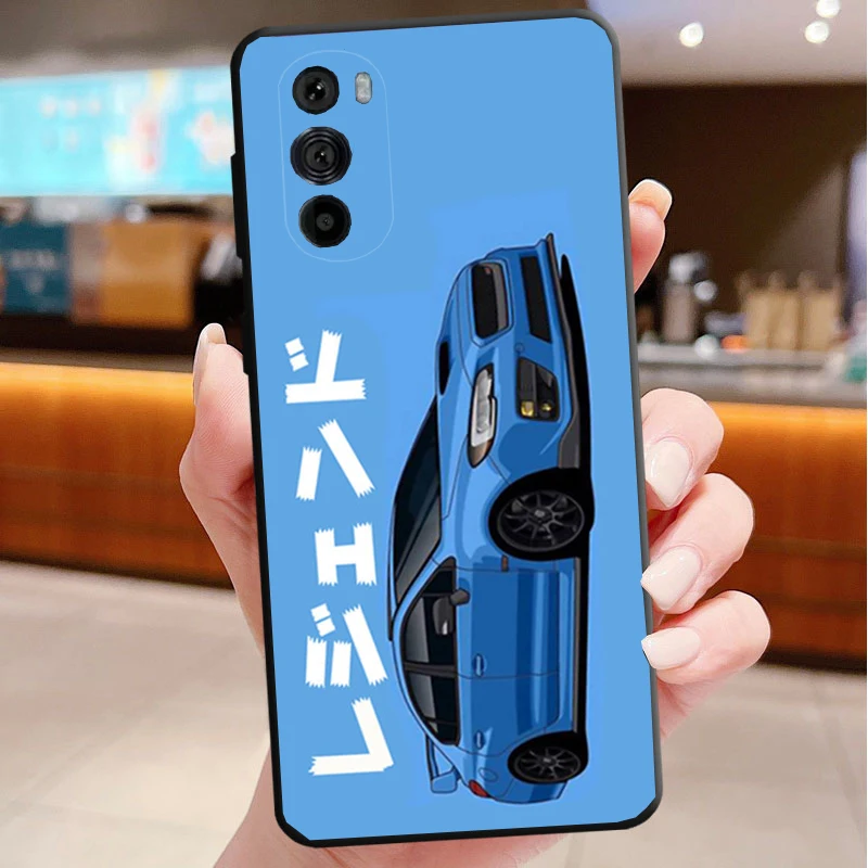 Phone Case For Motorola Edge 50 40 Pro 50 40 30 Ultra Neo Fusion Moto G Play G Stylus G Power G 5G JDM Car Case