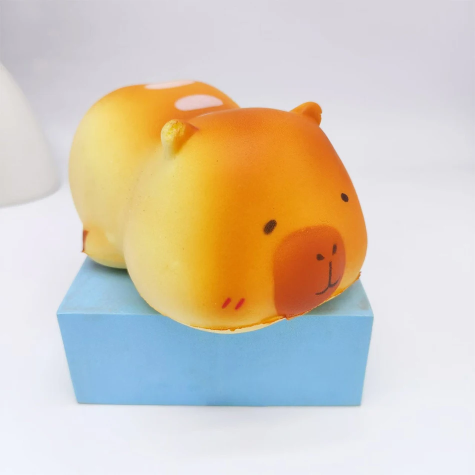Capybara Squishy Toy Squeeze Toy Slow Rebound Stress Relief Soft Squeeze Anti-Anxiety Toy For Students Office Workers