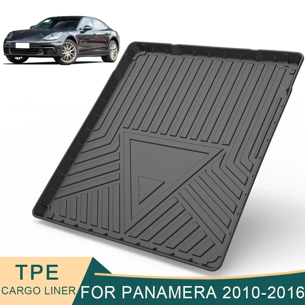 

For Porsche Panamera 970 2010-2016 Auto Car Cargo Liner All-Weather TPE Non-slip Trunk Mats Boot Tray Carpet Interior Accessory