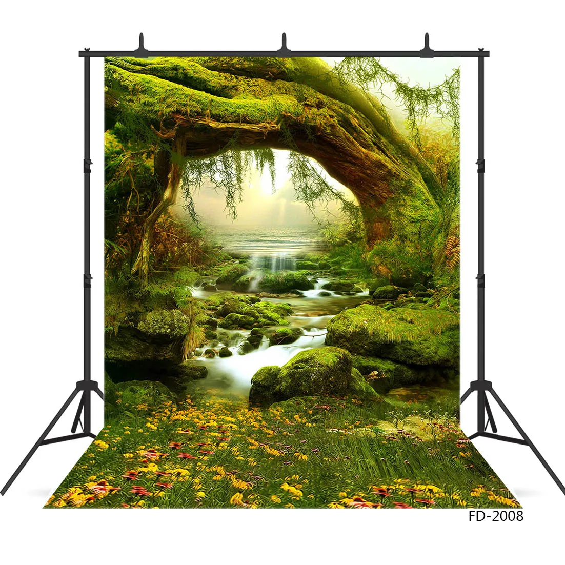 Fantasy Forest Elves Photography Backdrop Magical Mushroom House Castle Photophone Children Photo Backgrounds For Photo Studio