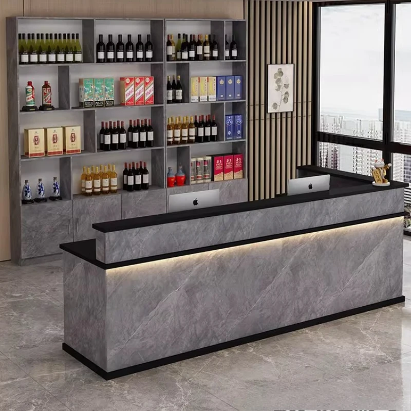 

Computer Reception Desk Clothing Store Modern Business Cashier Reception Desk Counter Recepcion Mostrador Office Furniture