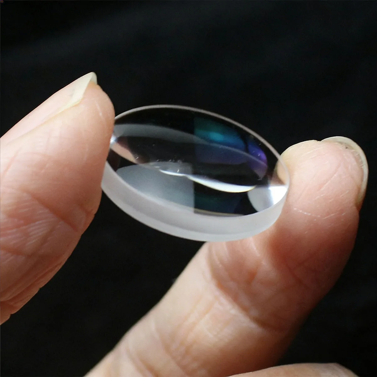 K9 Astronomical Telescope Objective Lens: D19F24.7 Cemented Blue-Coated Apochromatic Lens, 19 mm diameter, 24.7 mm focal length