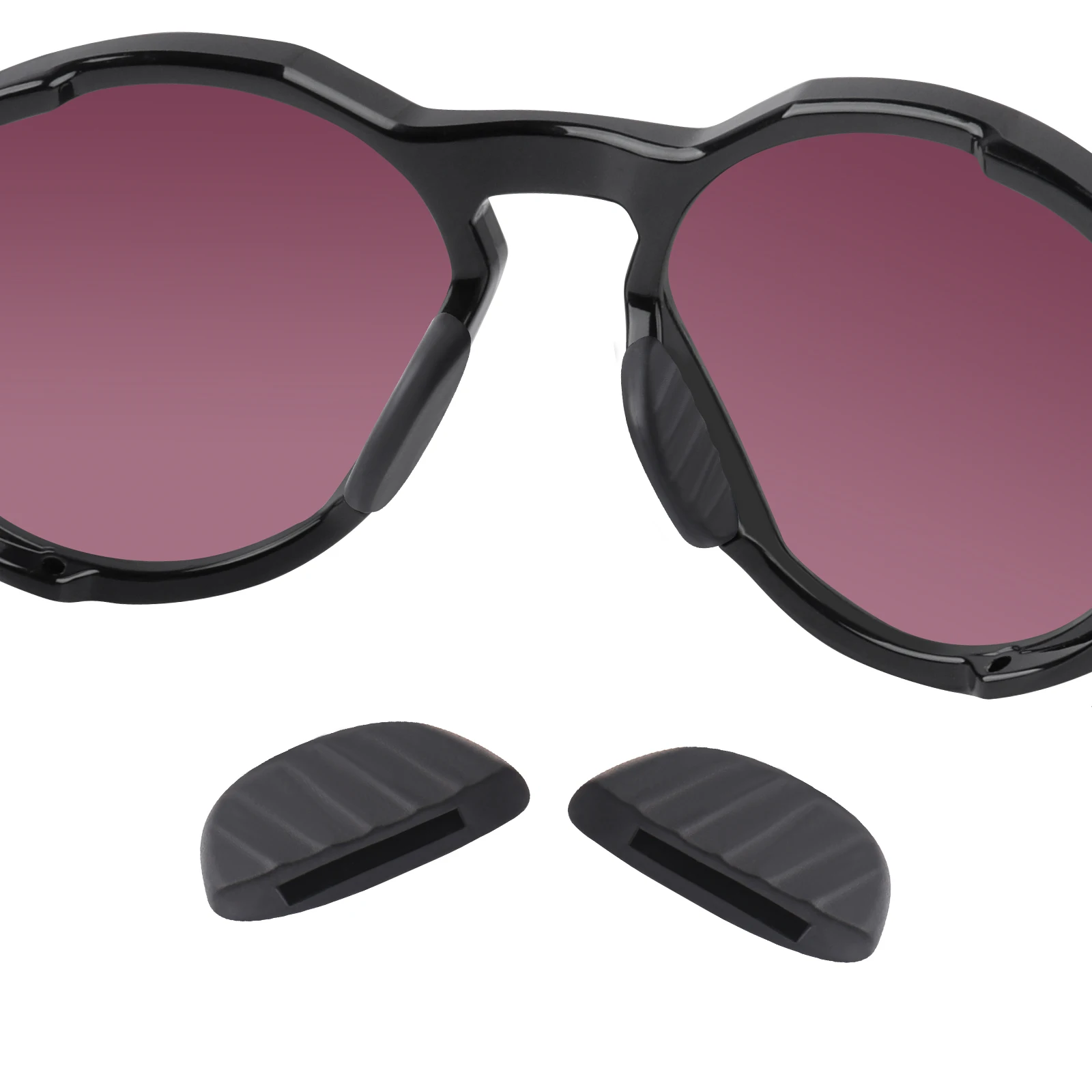 

Glintbay Rubber Nosepads Oversize Nose Pieces for Oakley Forager OO9421 / Plazma OO9019 OO9019A / Clifden OO9440 Sunglasses