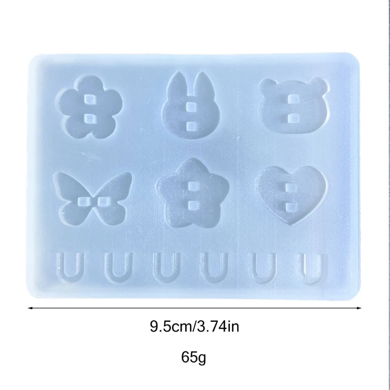 Molde resina silicone para pingente, molde fundição epóxi para fazer jóias, gancho, molde silicone, suporte