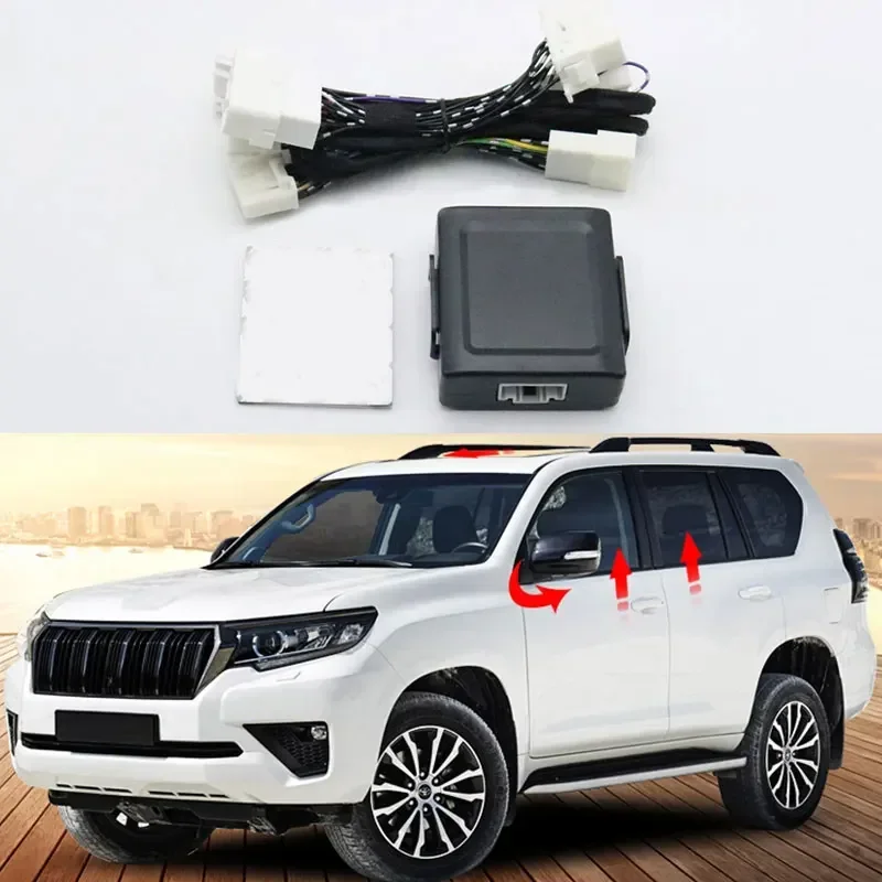 For Toyota Land Cruiser Prado 2010-2015 2016 2017 2018 2019 2022 2023 Window Closer Mirror Auto Fold+Speed Lock  Module LHD