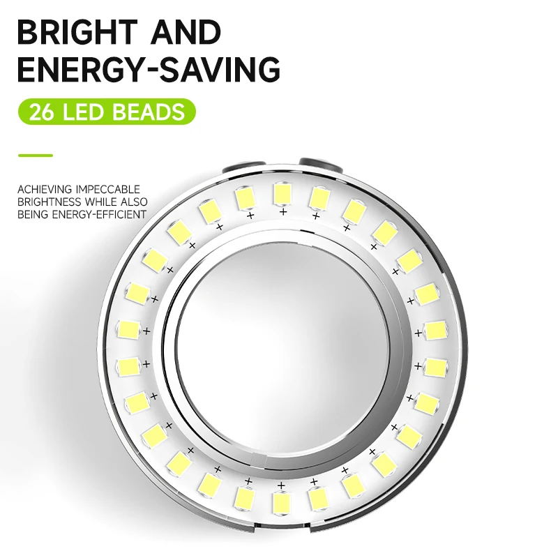 

LW-LS0102 Microscope Polarized Ring Lamp with Dustproof Lens 26 LED Beads Auxiliary Lighting for Monocular Binocular Microscope