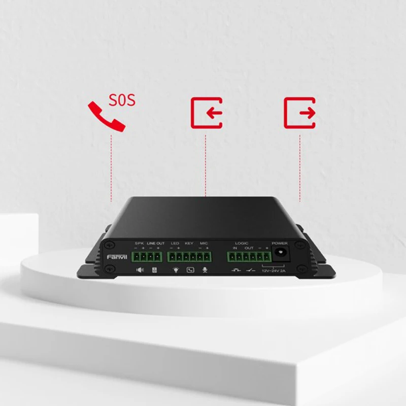 

New PA2S Paging Broadcast Gateway-SIP Audio&video Intercom and Public Announcement System Device