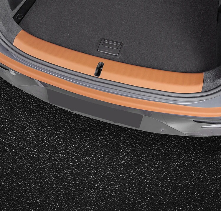 Suitable For BYD Tang   EV DMI DMP 2021 2022 2023 Leather  Threshold Strip Rear Guard Welcome Pedal Decorative Stickers