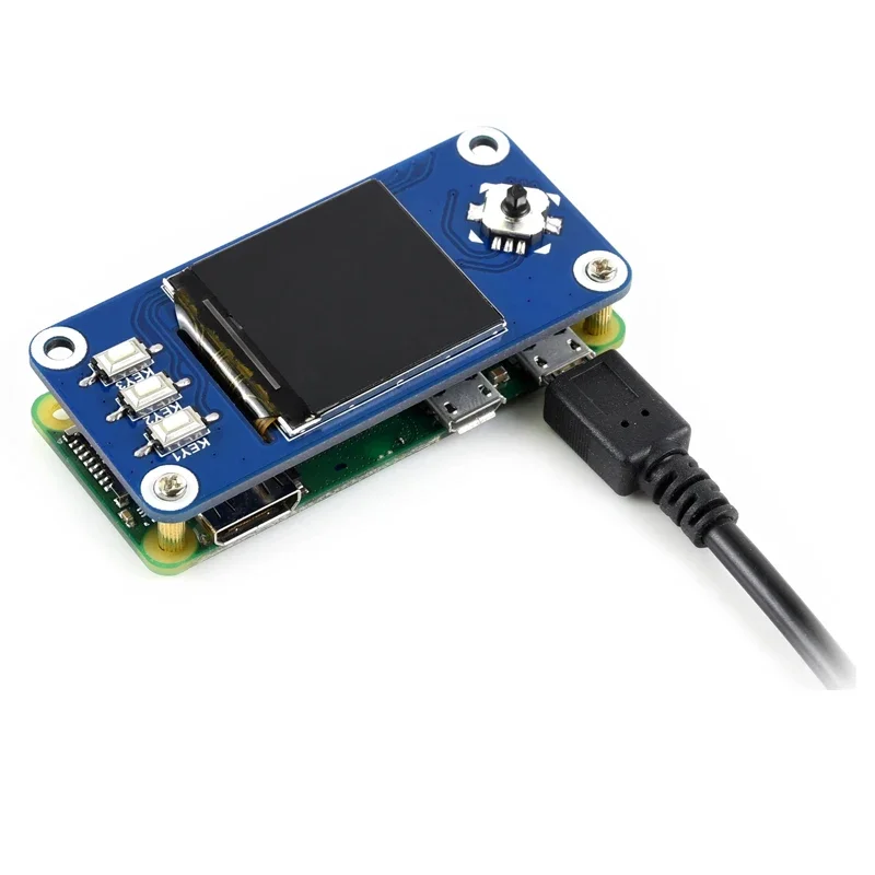 Sombrero de pantalla LCD SPI de 1,3 pulgadas para Raspberry Pi, interfaz SPI de 240x240 píxeles con controlador integrado, pantalla IPS