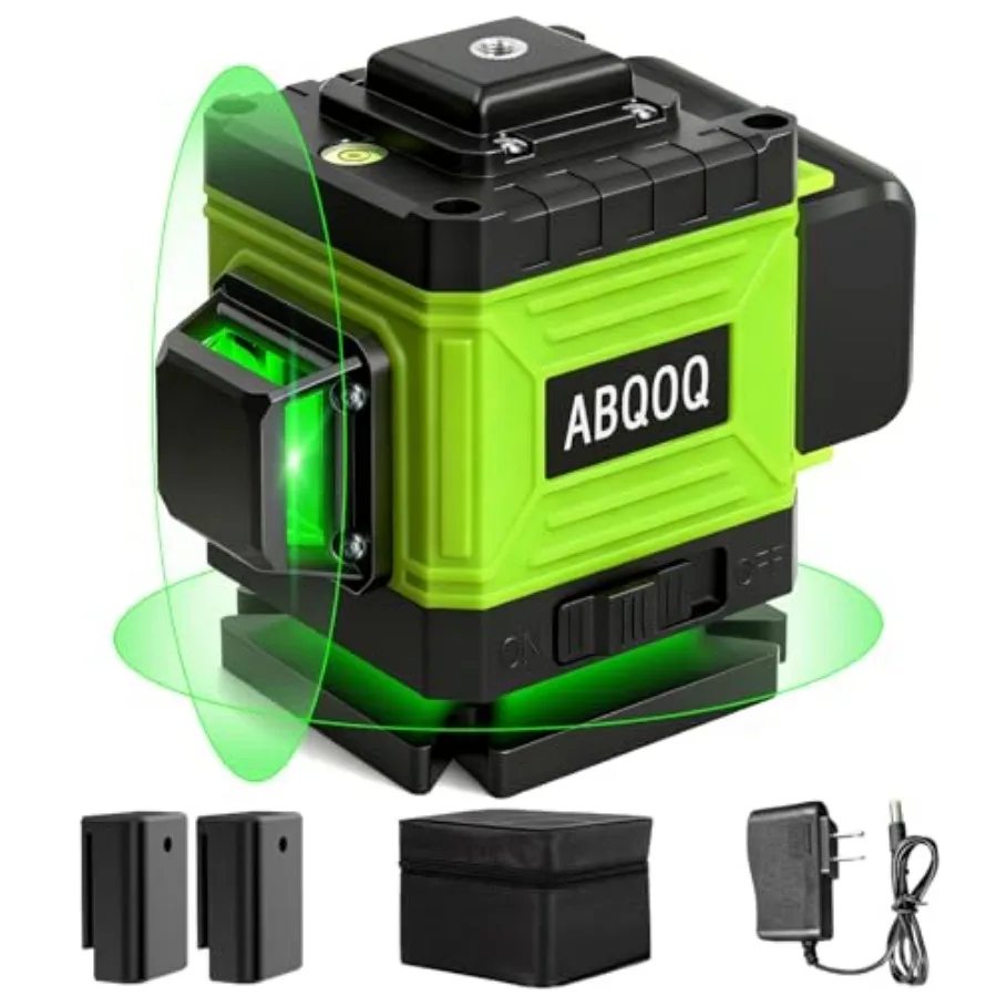 

Laser Level - Laser Level 360 Self Leveling Lazer Leveler Tool Green Cross Line Laser Level for Picture Hanging Ground Leveling