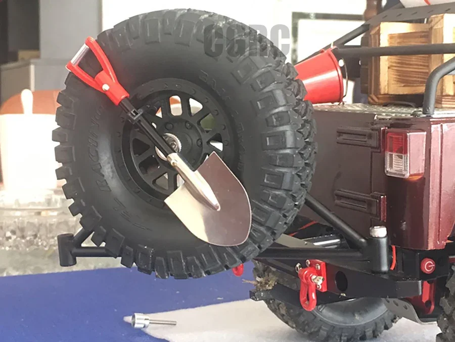 RC روك الزاحف 1:10 اكسسوارات مجرفة معدنية ل طامية CC01 محوري SCX10 RC4WD D90 D110 RC شاحنة التسلق أدوات ديكور السيارة