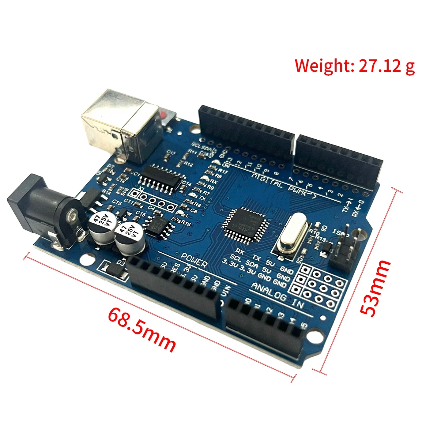 1-5PCS high quality One set R3 CH340G+MEGA328P Chip 16Mhz For UNO R3 Development board + USB CABLE  XCW