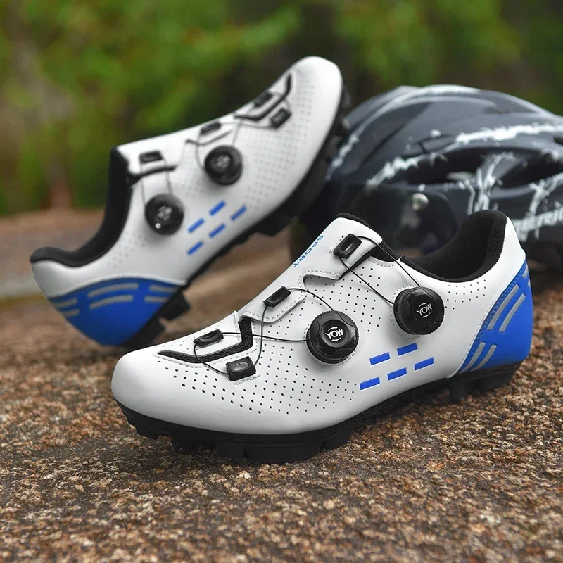 Men Speed Cycling Sneaker SPD Mountain Bike Footwear Women Bicycle Shoe MTB Racing Shoes Flat Route Cleat Road Bike Shoe Sneaker